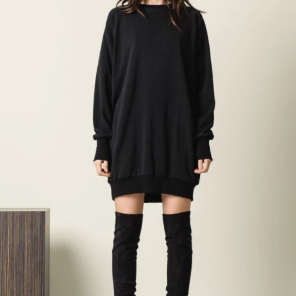 NYTT Black Sweatshirt Dress